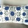 Almohadon Alma Bohemia Boradado a Mano - Andino Azulino