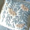 Almohadon Alma Bohemia Bordado a Mano - Aguamarina
